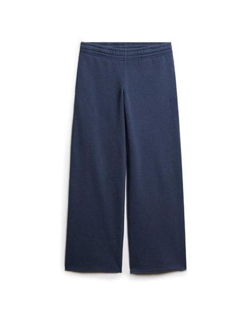 Superdry Blue Wash Straight joggers
