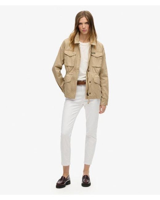 Superdry Natural Military M65 Lined Jacket