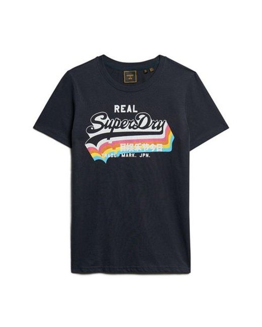 Superdry Blue & Co Vintage Logo T-shirt