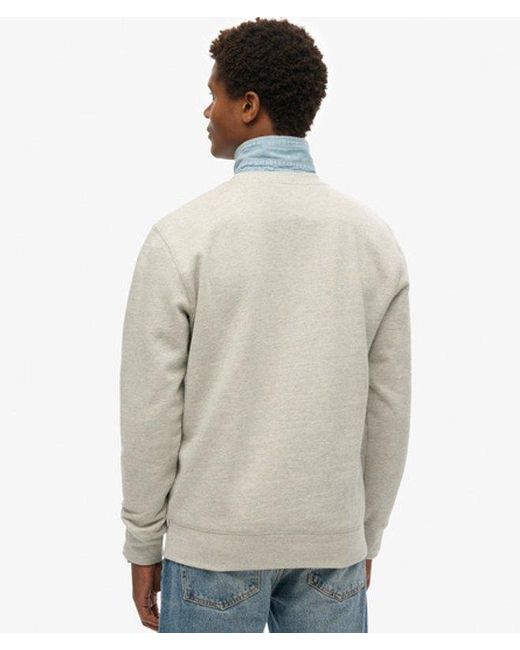 Homme Sweatshirt Essential Logo Col Rond Taille Superdry pour homme en coloris Natural