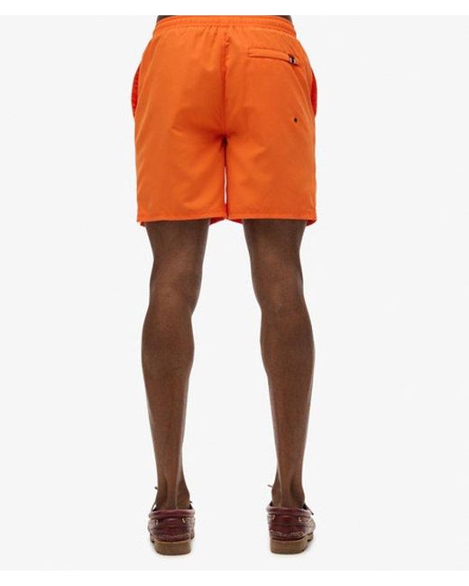 Superdry Orange & Co Sport Graphic 17-inch Swim Shorts for men