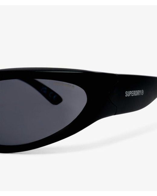 Superdry Black & Co Sport Wrap Sunglasses