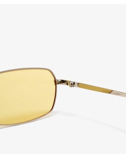 Superdry Metallic & Co Metal Rectangle Sunglasses