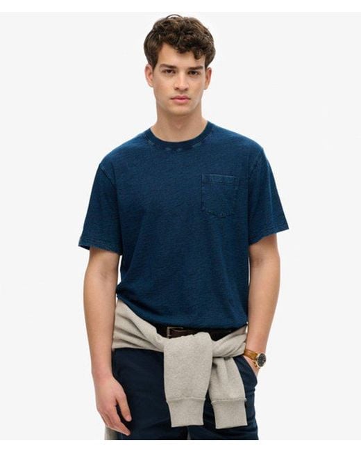 Superdry Blue & Co The Merchant Store- Pocket T-shirt for men