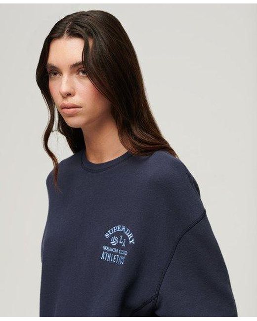 Superdry Blue Athletic Essentials Sweatshirt