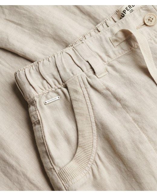 Superdry Natural & Co Linen Low Rise Pants