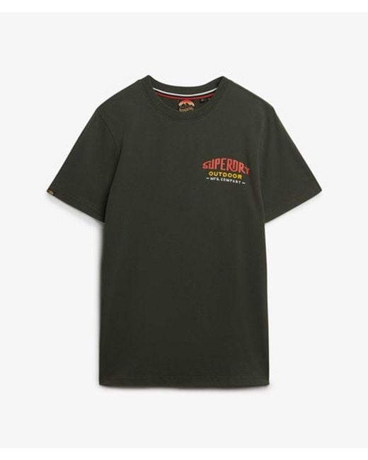 Superdry Green & Co Mountain Relaxed T-shirt for men