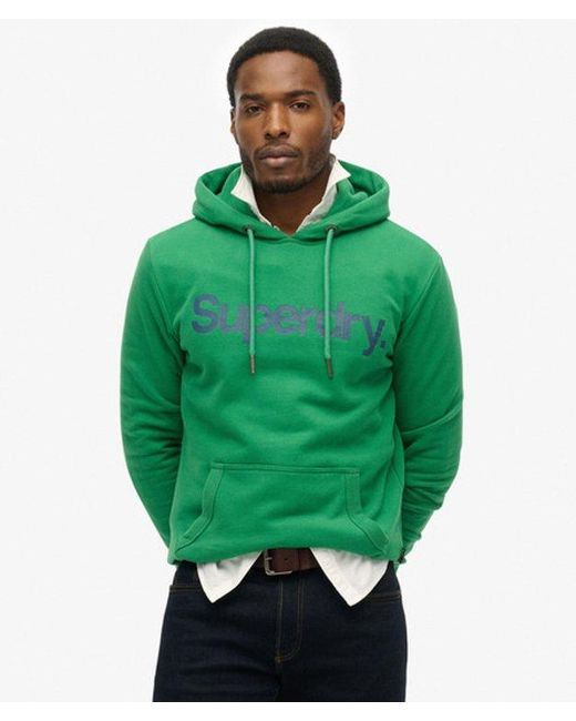 Superdry Green & Co Core Logo Hoodie for men