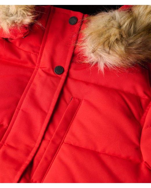 Superdry Red & Co Everest Bomber Jacket