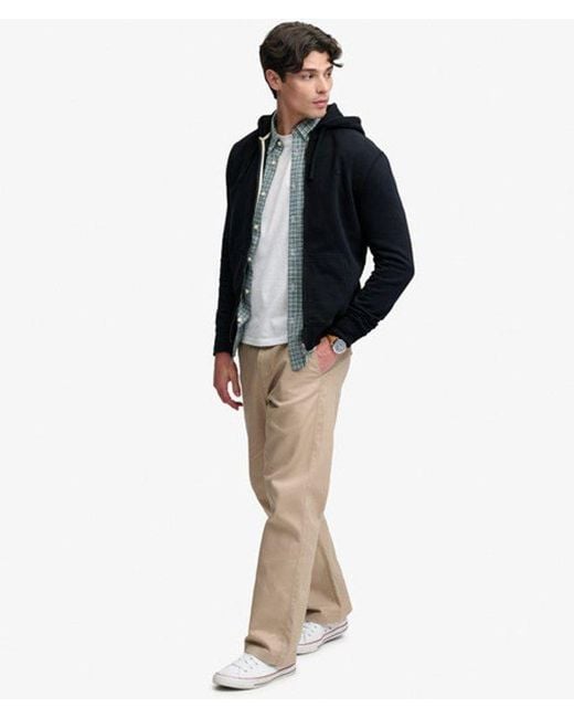Superdry Blue & Co Essential Logo Zip Hoodie for men