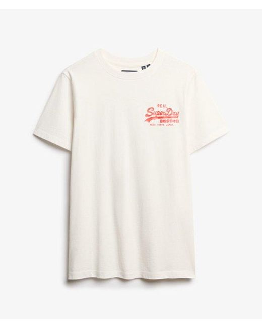 Superdry White & Co Vintage Logo Tokyo Relaxed T-shirt for men
