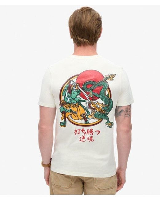Superdry White & Co Tokyo Graphic T-shirt for men