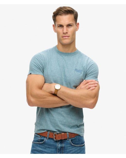 Superdry Blue & Co Essential Logo T-shirt for men