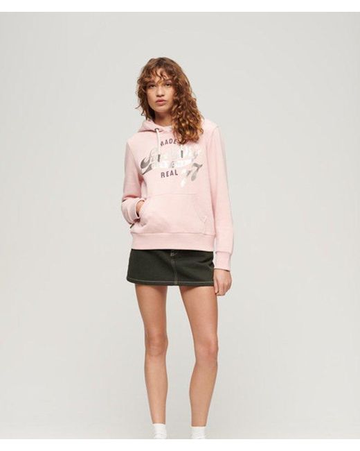 Superdry Natural & Co Reworked Classics Graphic Hoodie