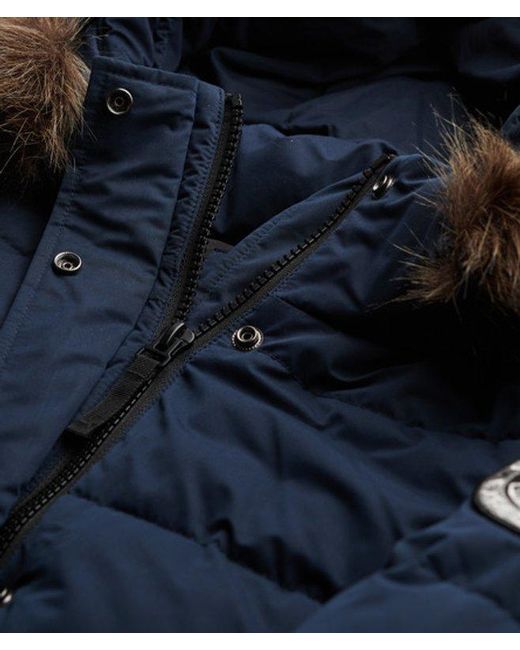 Superdry Blue Everest Ella Bomber Jacket