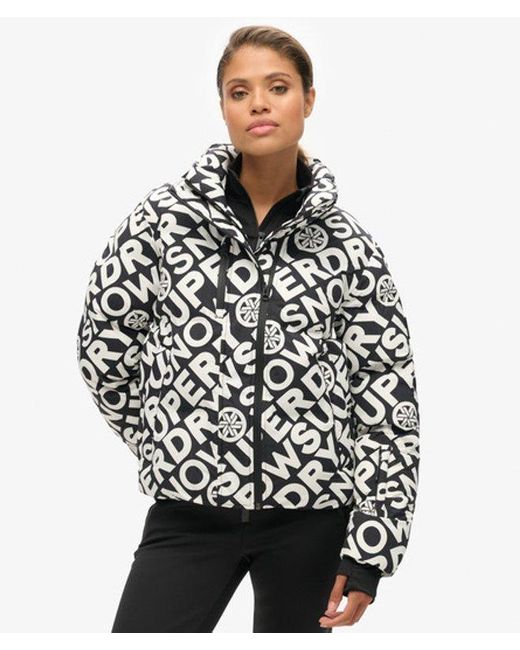 Superdry Black & Co Ski Boxy Puffer Jacket