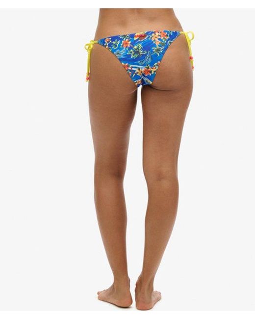 Superdry Blue & Co Tie Side Cheeky Bikini Briefs