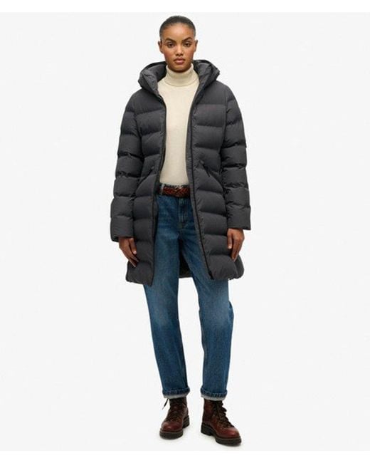Superdry Blue City Mid Padded Jacket