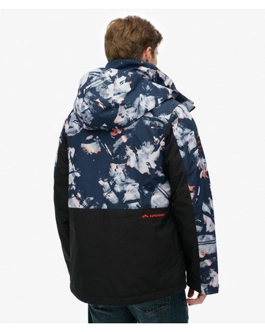 Superdry Blue & Co Ultimate Freestyle Ski Jacket for men