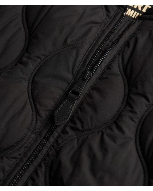 Superdry Black & Co Long Quilted Liner Jacket