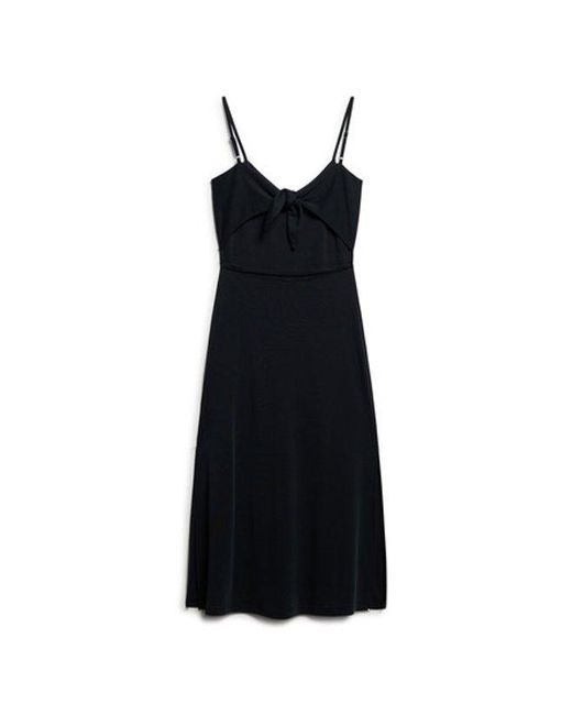 Superdry Blue & Co Modal Jersey Open Back Dress