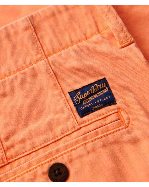 Superdry Orange & Co Vintage International Chino Shorts for men