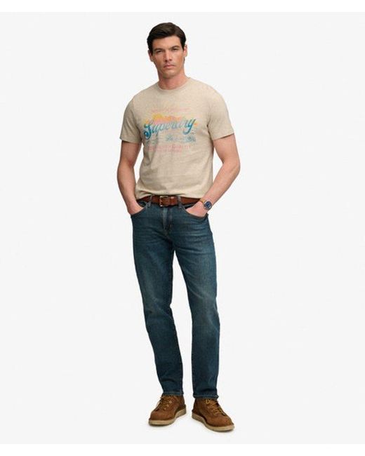 Superdry Brown & Co Outdoors Mountain Relaxed T-shirt for men