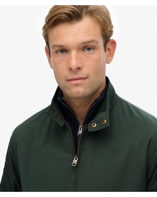Superdry Black & Co Classic Harrington Jacket for men