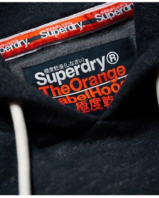 Superdry Blue Label Classic Overhead Hoodie Classic Feeder for men