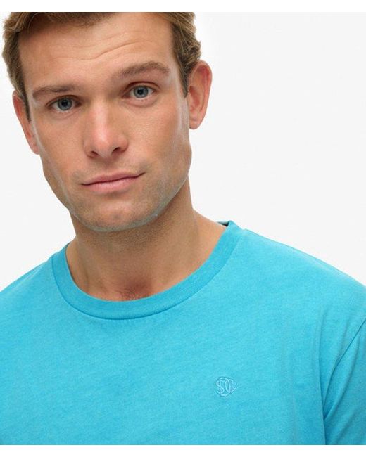 Superdry Blue Essentials Relaxed T-shirt for men