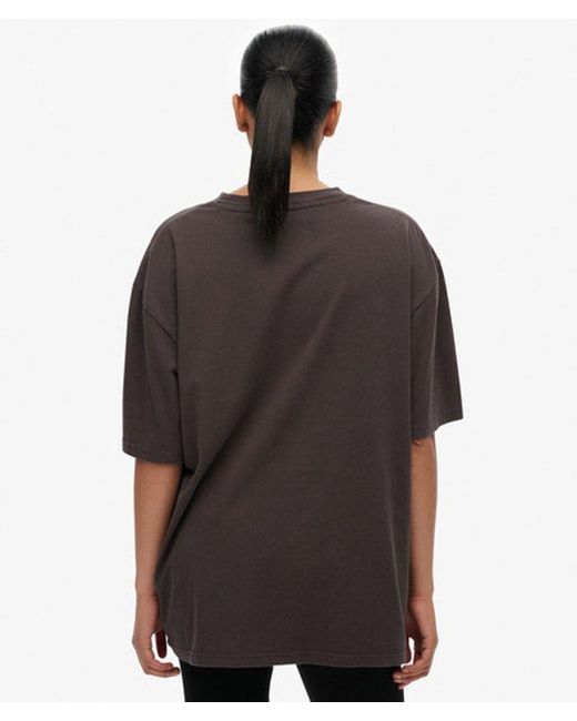 Superdry Black & Co Night Garden Oversized T-shirt