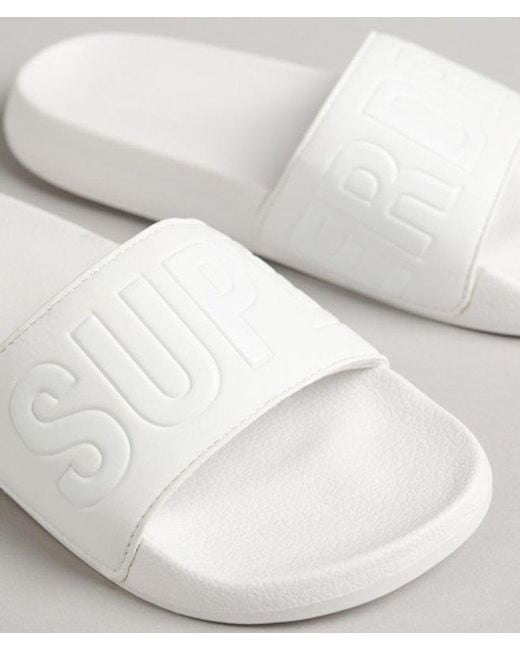 Superdry White & Co Core Pool Sliders