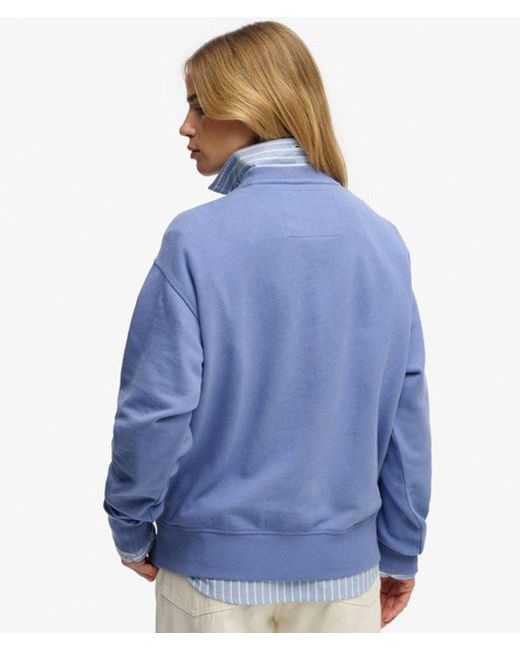 Superdry Blue & Co Beach Club Loose Crew Sweatshirt