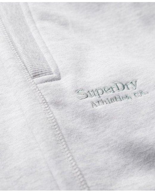 Superdry Essential joggingbroek Met Logo in het Gray