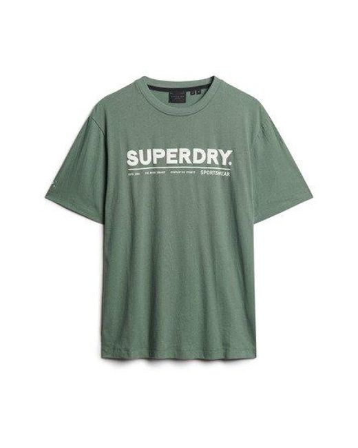 Superdry Utility Sport Logo T-shirt Met Losse Pasvorm in het Green voor heren