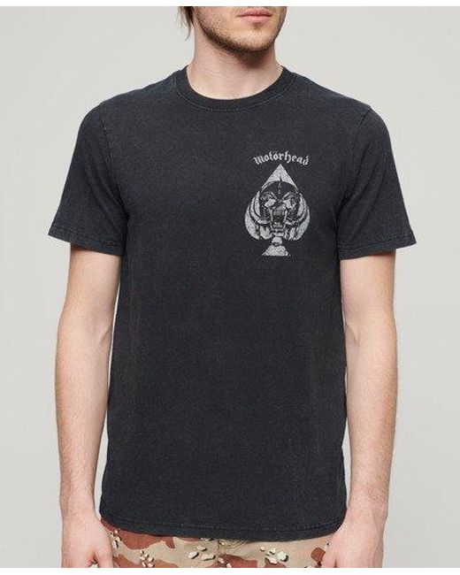 Superdry Motörhead X Limited Edition Band T-shirt in het Black voor heren