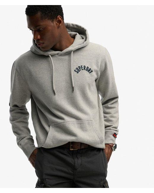 Superdry Gray & Co Athletic Essentials Hoodie for men