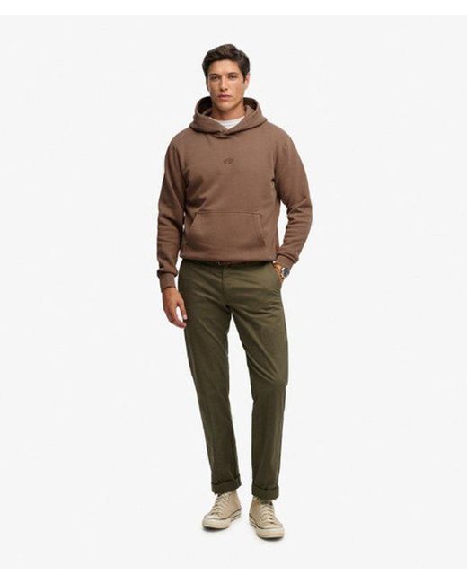 Superdry Brown Micro Logo Hood for men