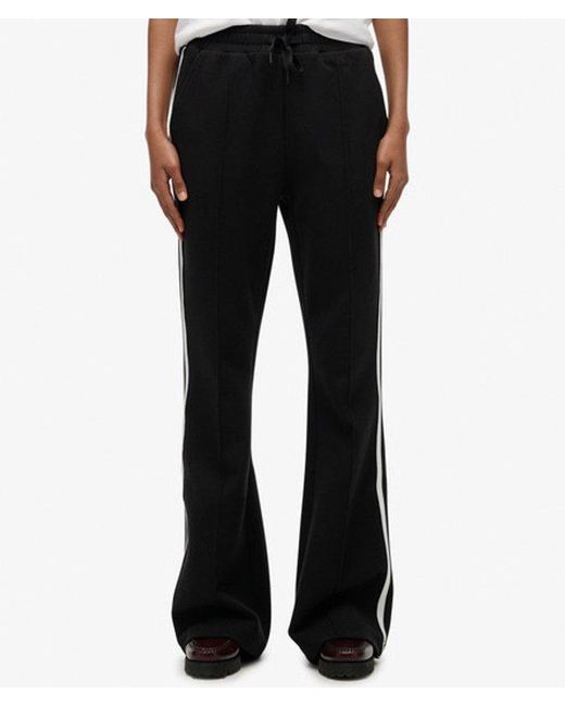 Superdry White & Co Studios Stripe Straight joggers