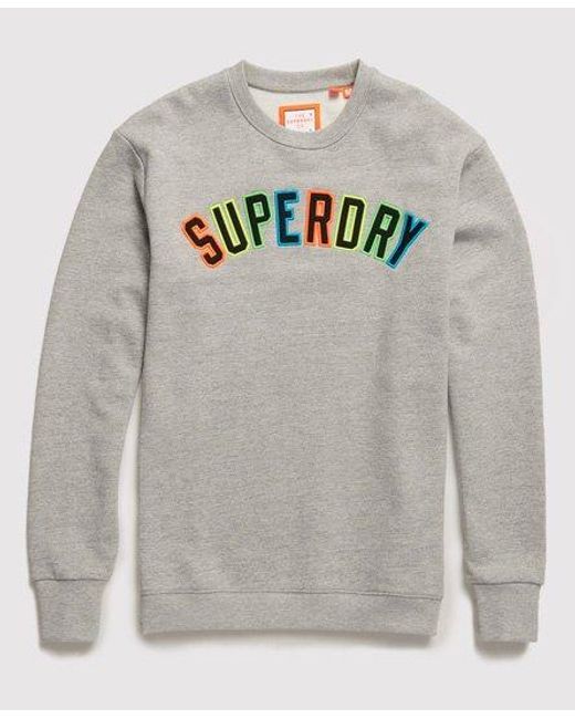 Superdry Denim New House Rules Applique in Grey (Gray) for - Save 39% - Lyst