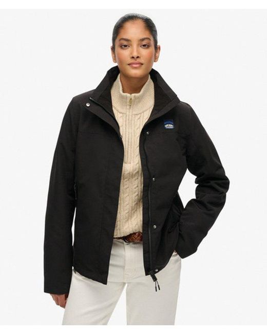 Superdry Black & Co Non Hooded Shell Jacket