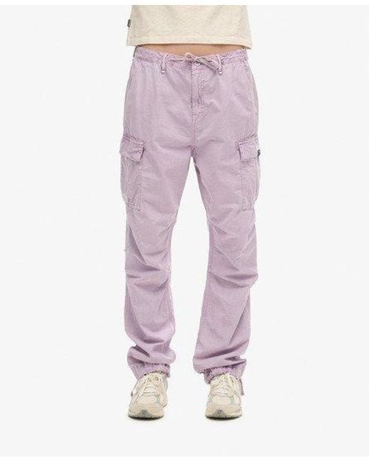 Superdry Multicolor Low Rise Parachute Cargo Pants