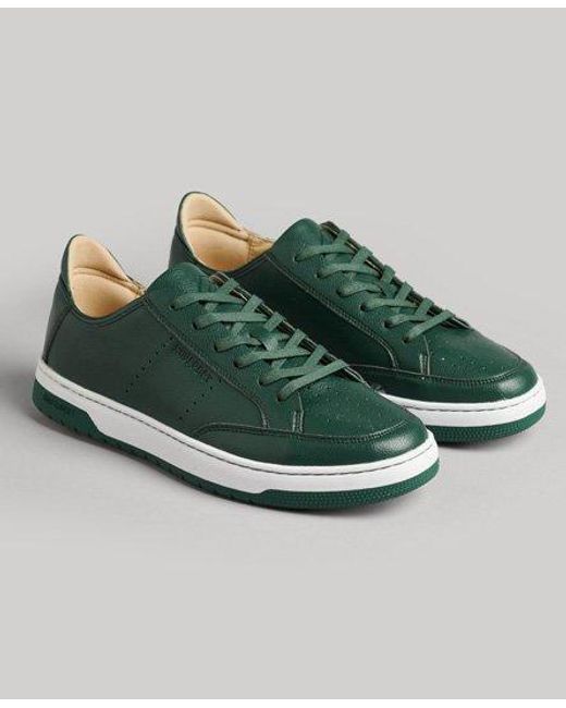 superdry green trainers