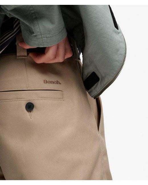 Superdry Metallic Bench X & Co Bench Workwear Straight Chino Trousers for men