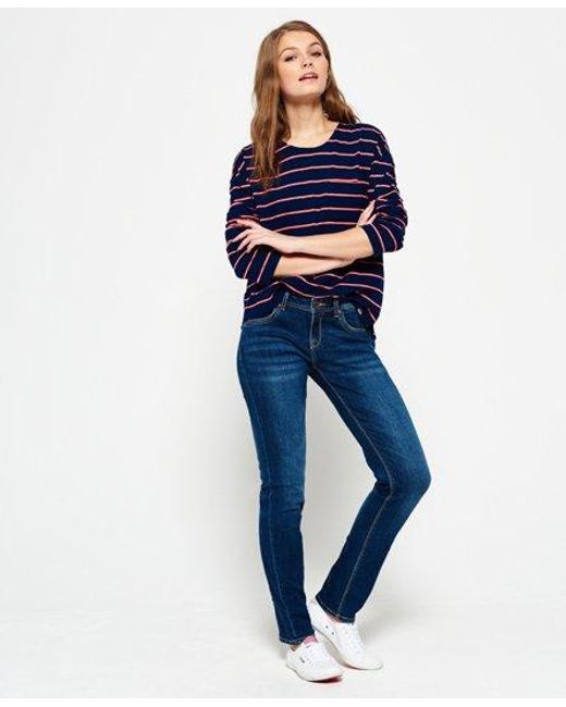 Superdry Blue Imogen Slim Jeans