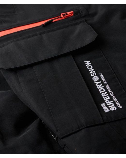 Superdry Black & Co Ski Ultimate Rescue Trousers for men