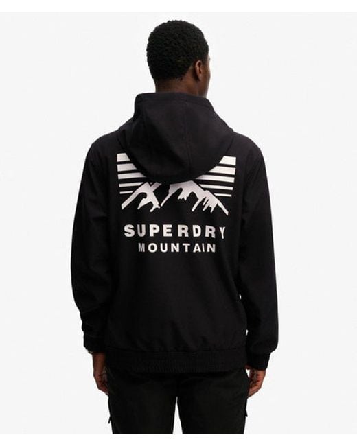 Superdry Black & Co Freestyle Softshell Ski Hoodie