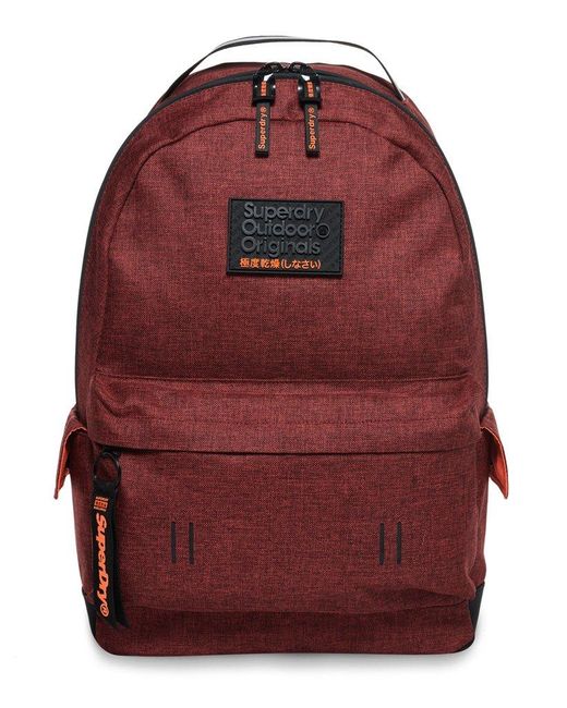 superdry rose gold splatter backpack