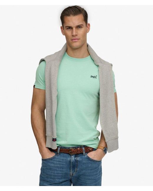 Superdry Green & Co Essential Logo T-shirt for men