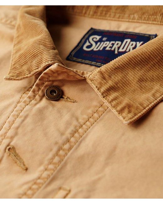 Superdry Natural & Co Cotton The Merchant Store Oversized Work Jacket